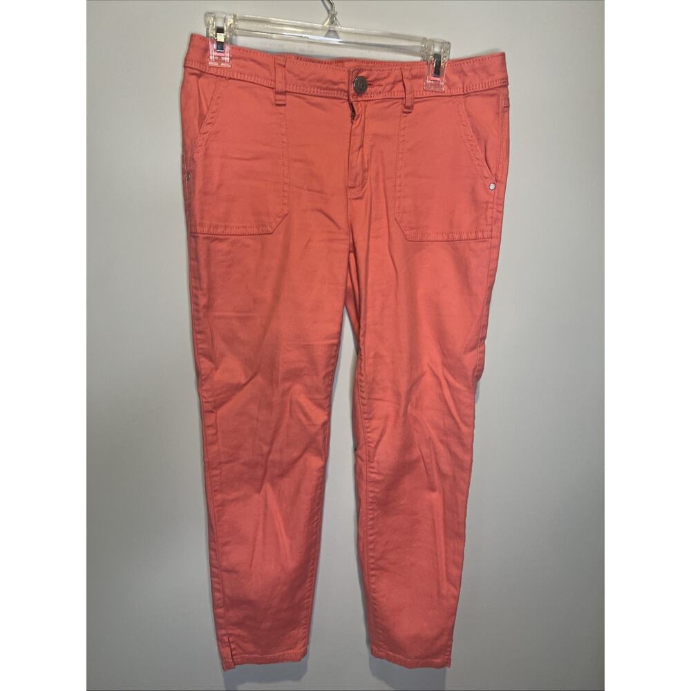 Lauren Conrad Salmon Pink Crop Pants Size 8 Spring Picnic Sunny Casual